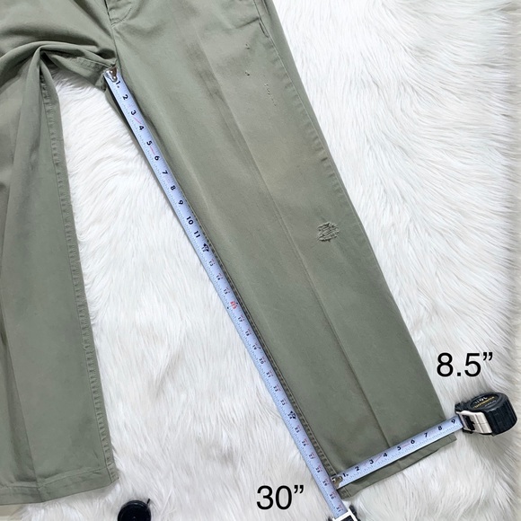 SOLD-Crew Boyfriend Distressed Chino Pants - Picture 9 of 9